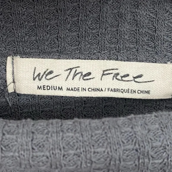 We The Free Leah Swit Dolman Sleeve Top Sweater Free People Women’s Size Medium - Picture 9 of 12